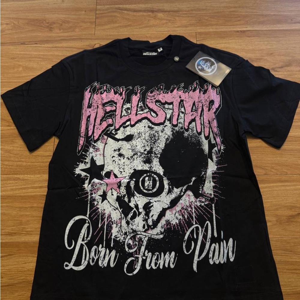 Hellstar Black Graphic Tee - image 1